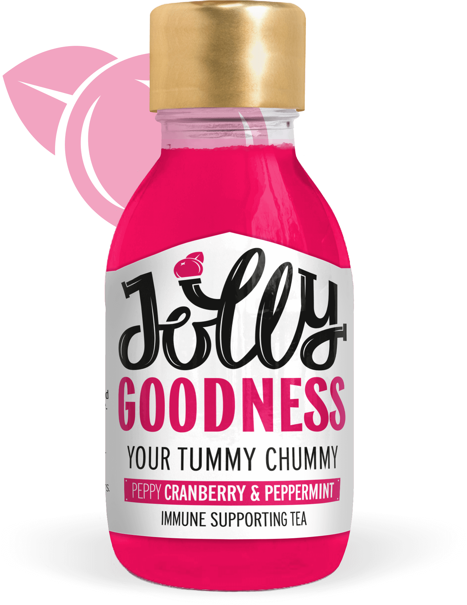 Jolly Goodness Peppy Cranberry & Peppermint Immune Supporting Tea - Your Tummy Chummy