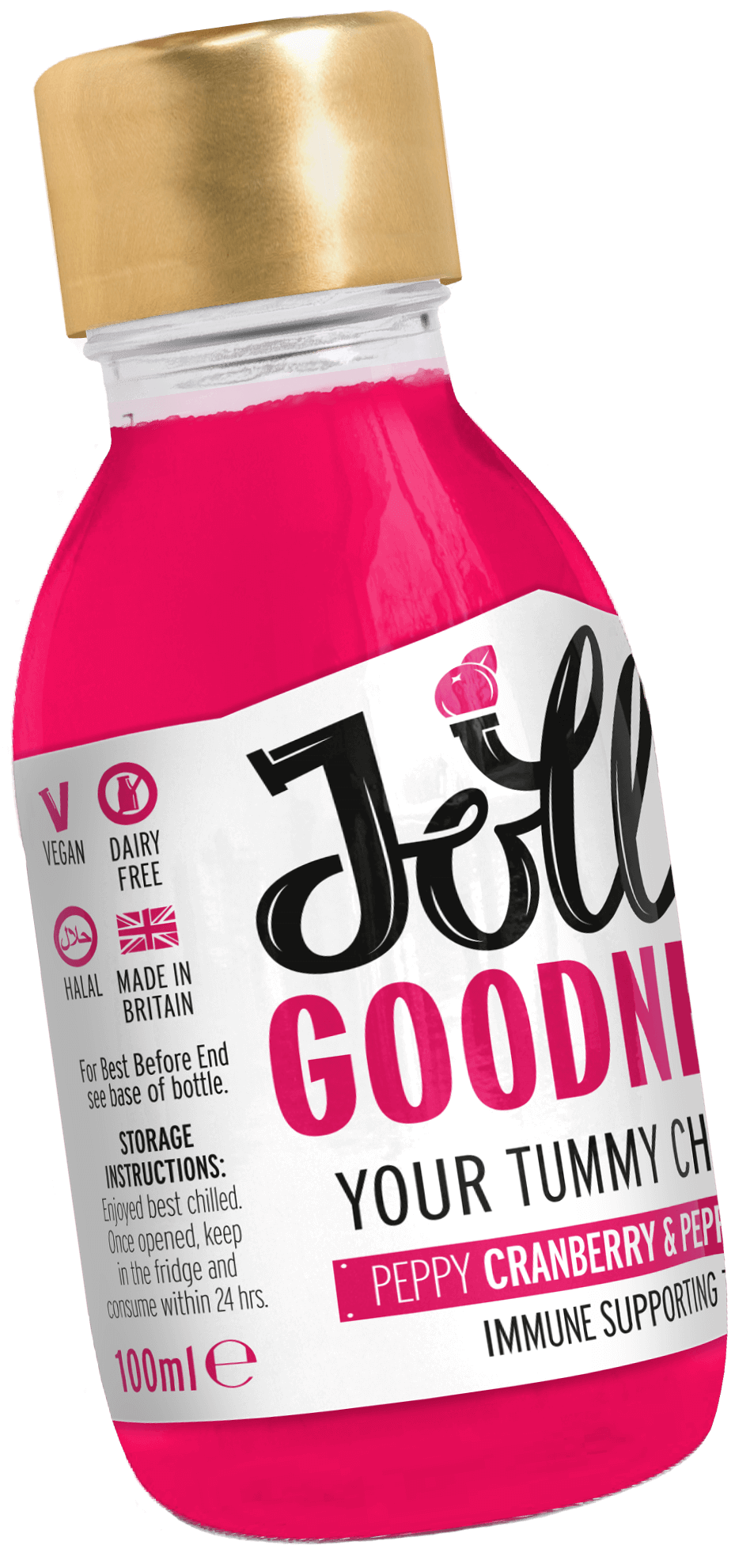 Jolly Goodness Peppy Cranberry & Peppermint Immune Supporting Tea - Your Tummy Chummy